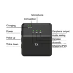 میکروفون یقه ای وایرلس دو فرستنده مدل SX-31 - تصویر 2